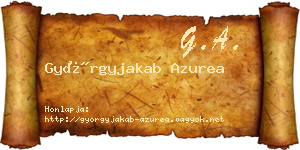 Györgyjakab Azurea névjegykártya